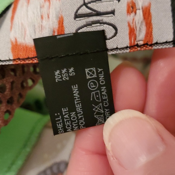 Anac mixed print, faux wrap top - Picture 8 of 8